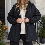 Ludovica Drawstring Jacket - Black