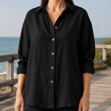 Brigitte-Marie Relaxed Shirt - Black