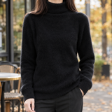 Emmeline-Elise Cashmere Sweater - Black