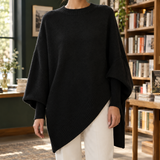 Westcott Poncho Sweater - Black