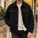 Kasimir-Ellis Corduroy Lined Jacket - Black