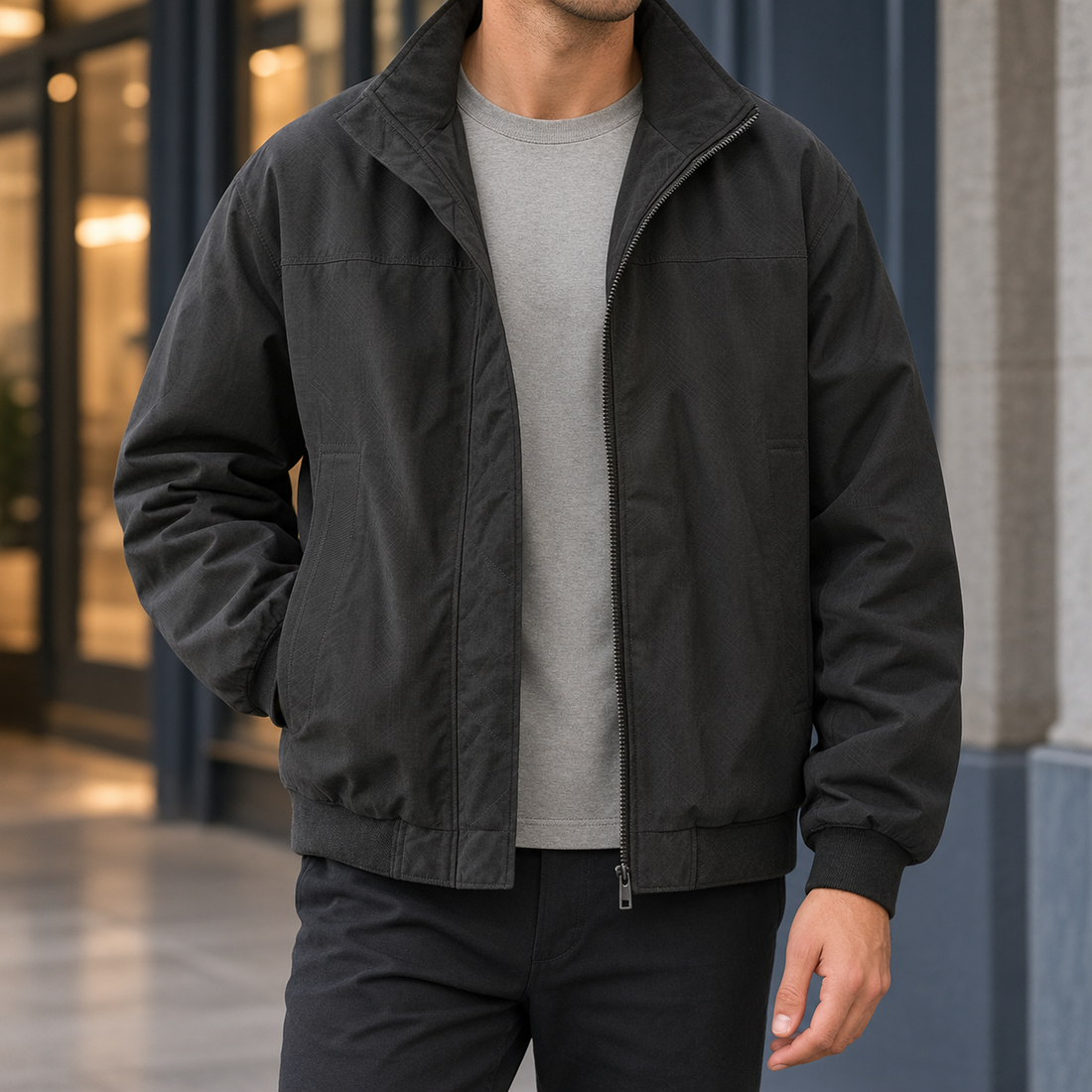 Ancel-Miles Pilot Jacket - Black