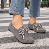 Molfetta-Capri Suede Moccasins - Gray