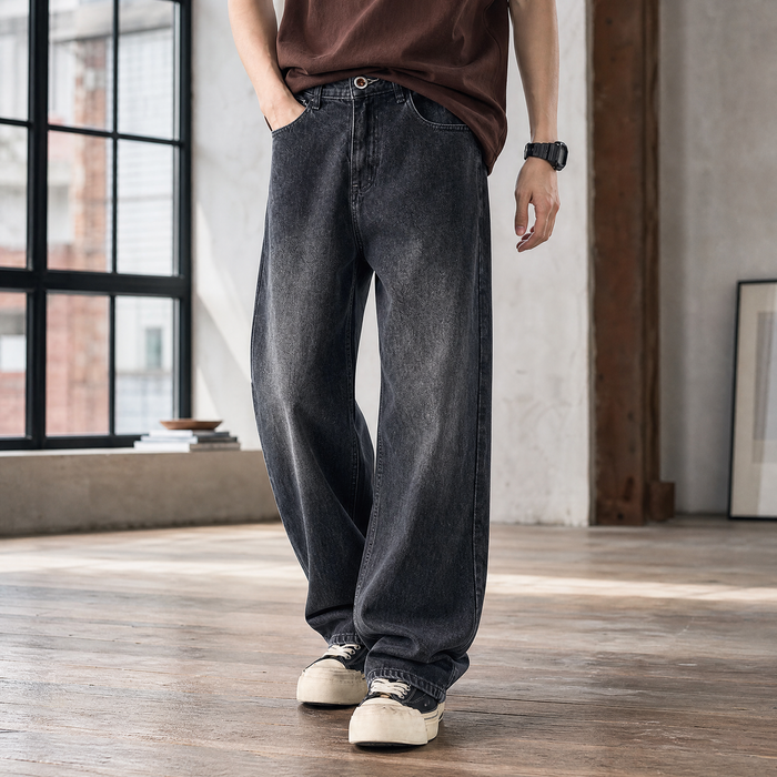 Liam-Rhys Wide Leg Jeans