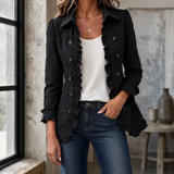 Zelda-Elise Embroidered Jacket - Black