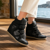 Silvestri Wedge Sneakers - Black
