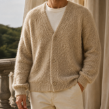Rupert V Neck Sweater - Fur