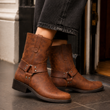 Zorzi Harness Boots - Dark Brown