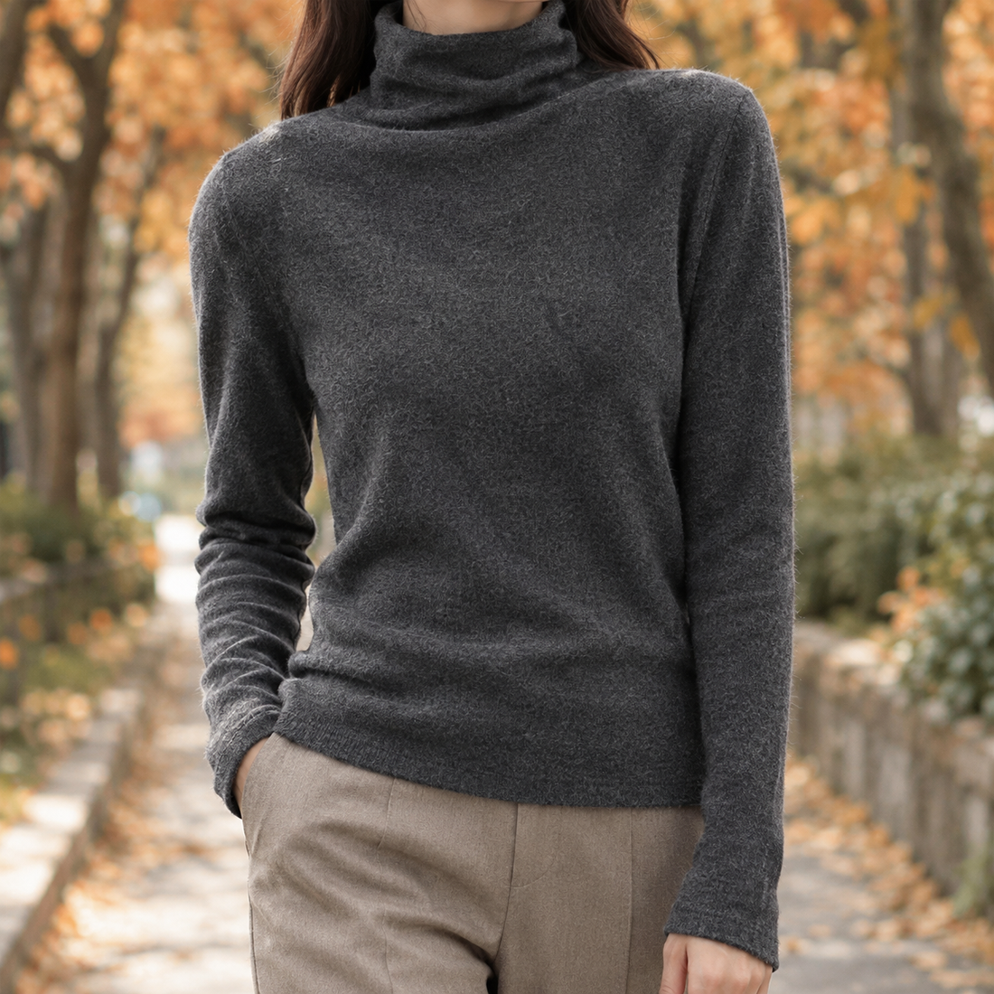 Katrina-Rae Wool Sweater - Black