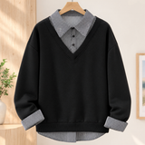 Alex-Dean Layered Top - Black