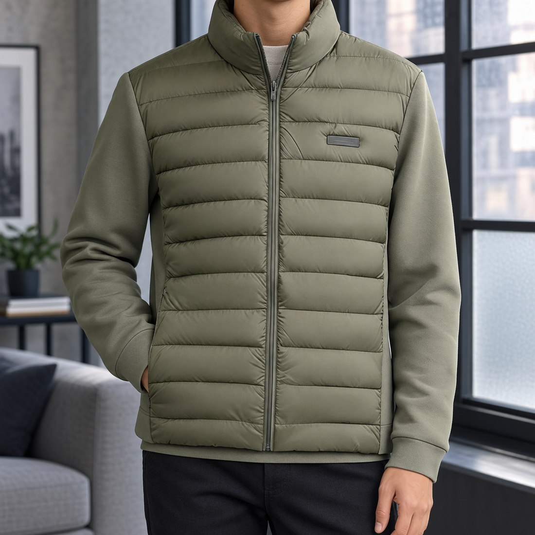 Xavier-Dean Quilted Jacket - Green