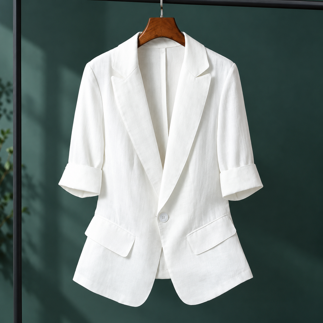Florentine Tailored Blazer - White