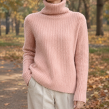 Annabel-Claire Ribbed Sweater - Pink