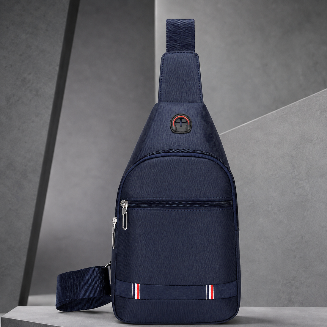 Monreale Compact Sling Bag - Small Blue