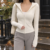 Tara-June Hooded Hoodie - Off White
