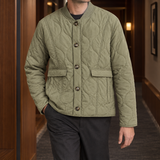 Jay Quilted Jacket - Olive Green