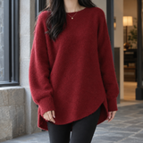 Stephanie-Faye Cashmere Sweater - Red