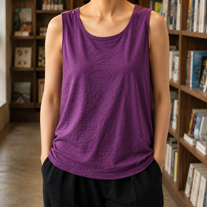 Edith-Eve Scoop Neck Top