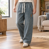 Harris-Scott Wide Leg Jeans - Retro Blue