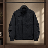 Brannock-Rhys Stand Collar Jacket - Black