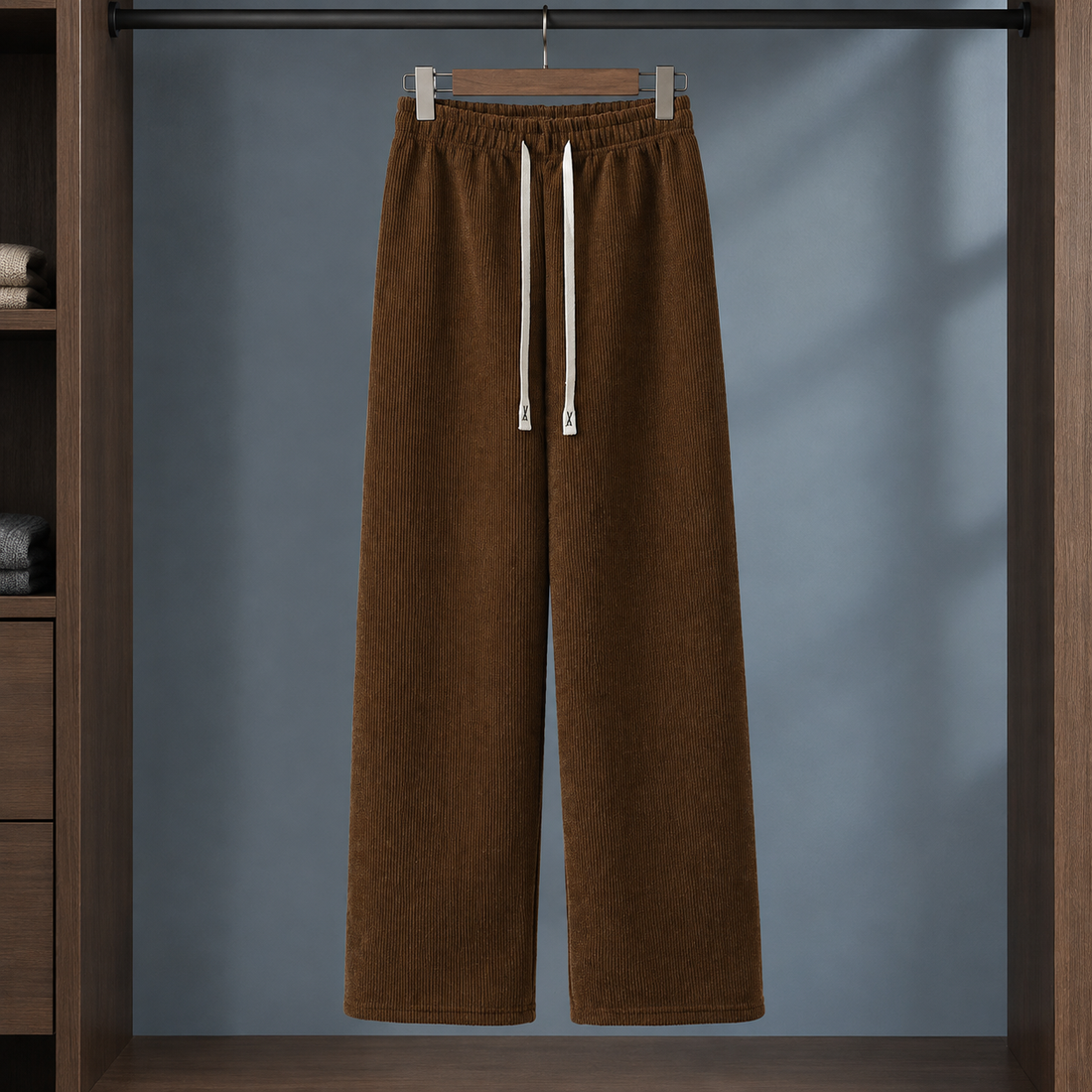 Renata-Kate Wide-Leg Pants - Warm Brown
