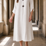 Diana-Faye A-Line Dress - White
