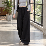 Severine Wide Leg Pants - Black