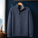 Rafferty Quarter-Zip Sweater - Blue
