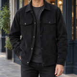 Joseph Corded Overshirt - Black
