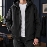 Lancelot-Rhys Hooded Jacket - Black