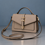 Arcuri Structured Satchel - Khaki