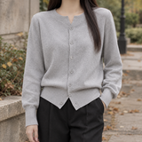 Diana-Mae Crewneck Cardigan - As Pictured