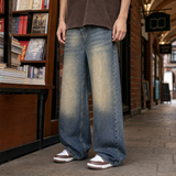 Ludovic-James Wide-Leg Jeans - Nostalgic Blue