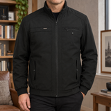 Brian Stand Collar Jacket - Black