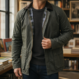 Conrad Waxed Jacket - Olive