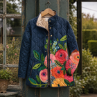 Navy Floral
