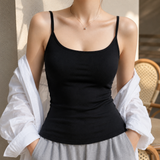 Perla Scoop Camisole - Black