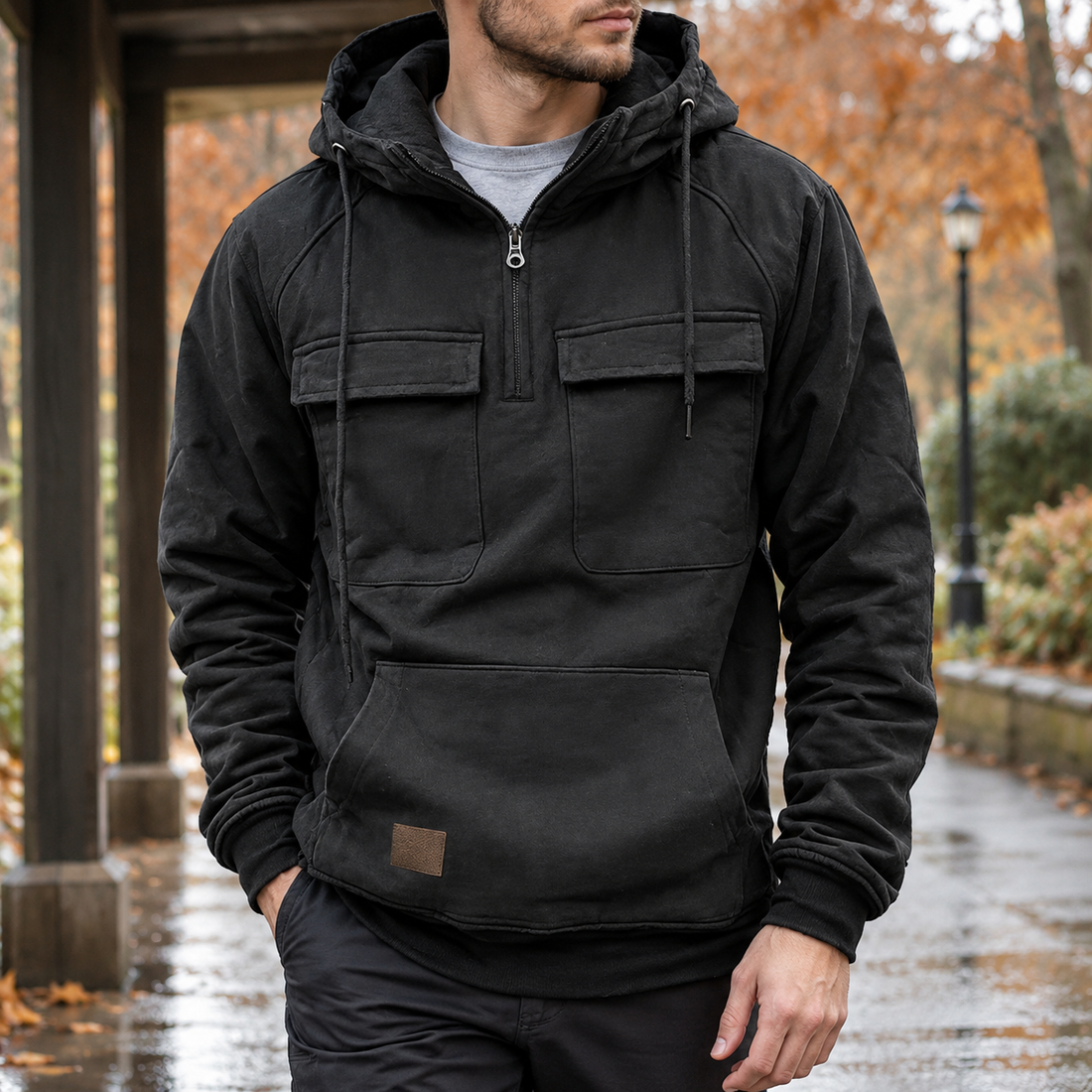 Ezra-Rhys Utility Jacket - Black