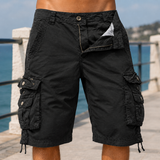 Julian-West Comfort Cargo Shorts - Dark Gray