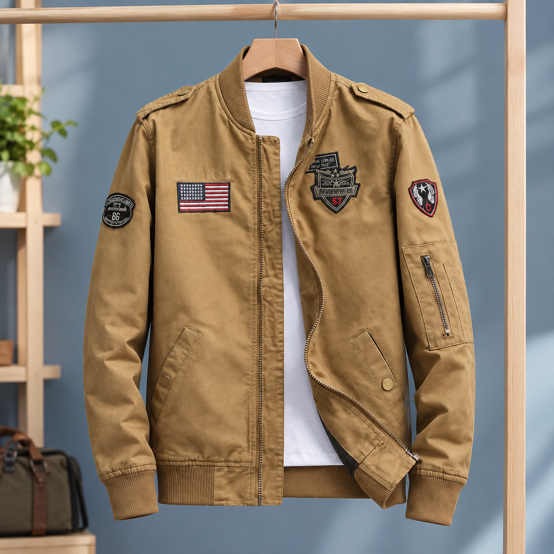 Octave-Wade Utility Jacket - Khaki