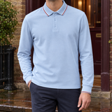 Stanley-Lane Tipped Polo - Tianlan -blocked Coll