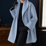 Ottilie-Eve Oversized Coat - Blue