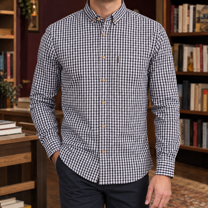 Mathias-Dean Gingham Shirt