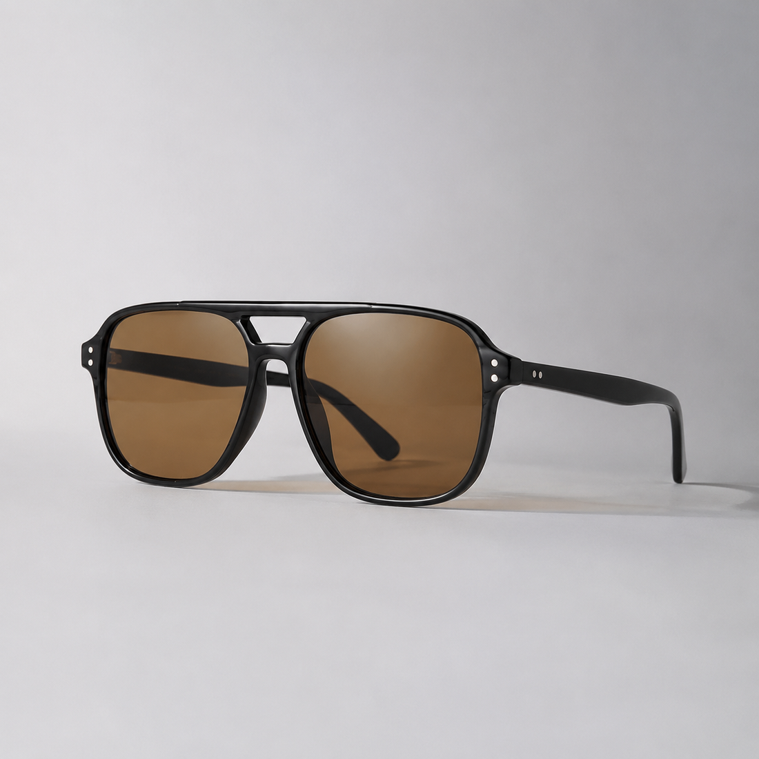 Oriana Aviator Sunglasses - Brown