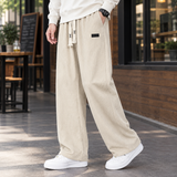 Wilder-Grey Relaxed Pants - Beige