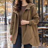 Bernadette-Jade Hooded Jacket - Khaki