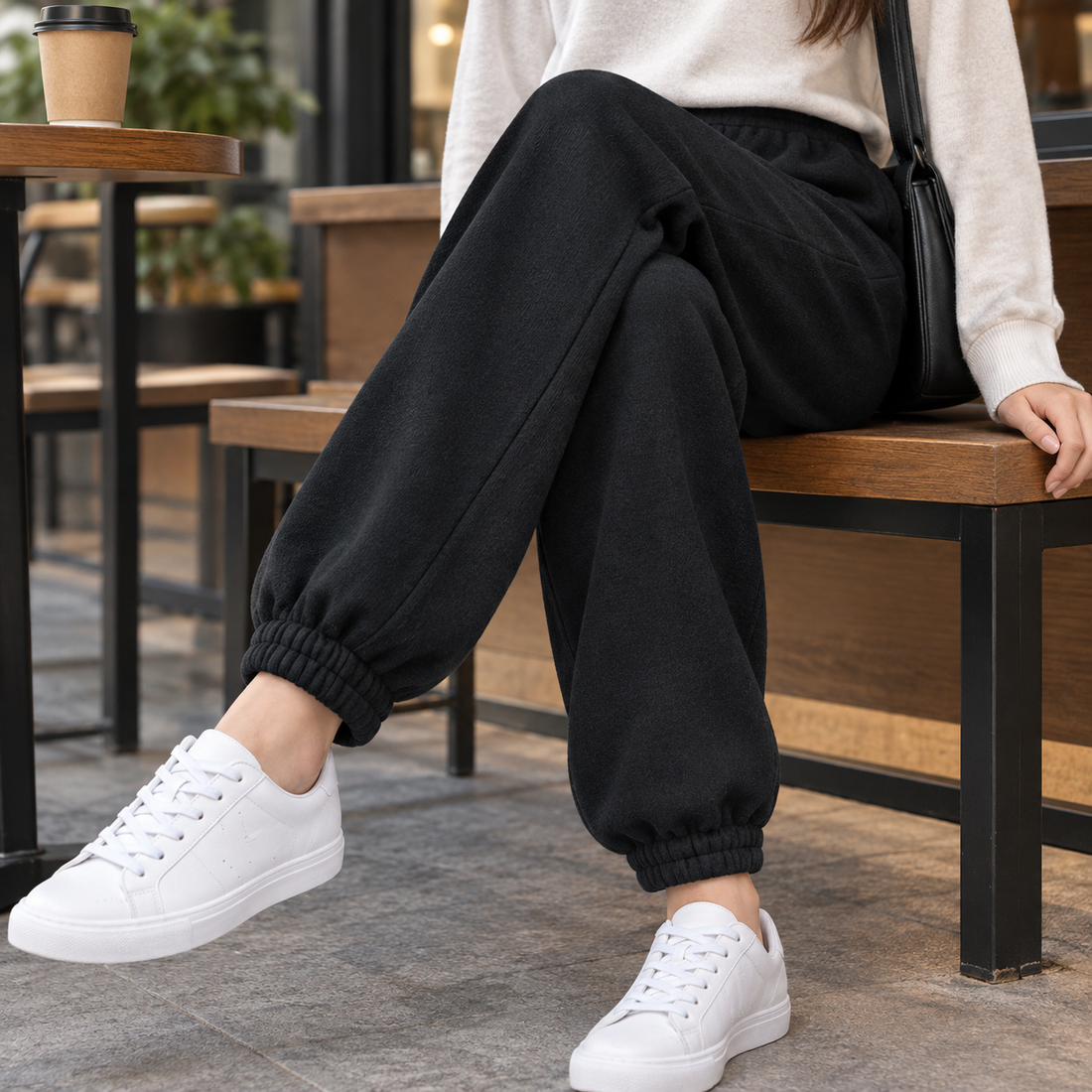 Brigitta-Claire Tapered Jogger Pants - Black