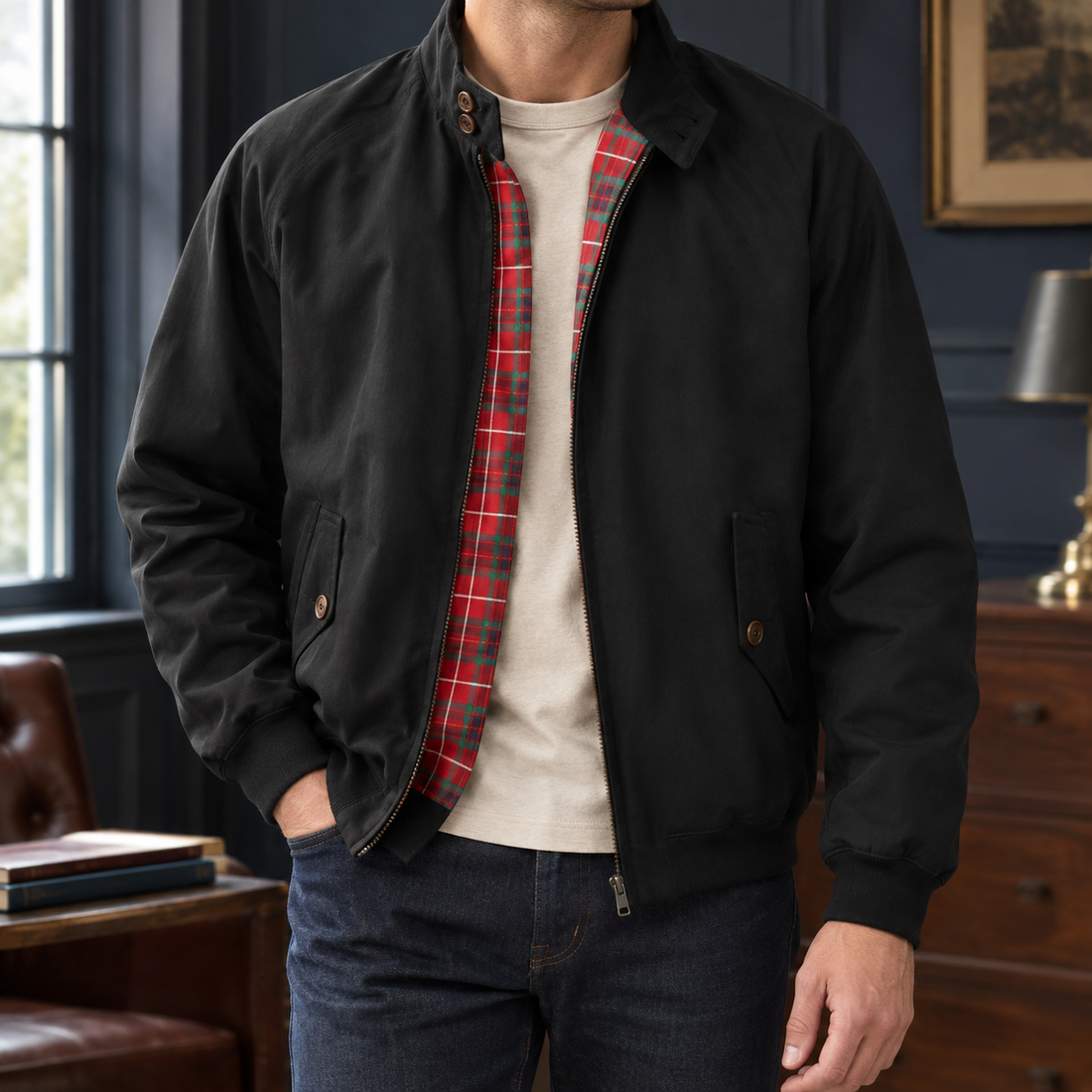 Jordan-Wade Harrington Jacket - Black