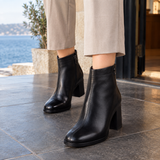 Reggiani Block Heel Boots - Black