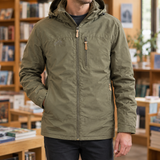 Eamon-Ellis Hooded Jacket - Khaki